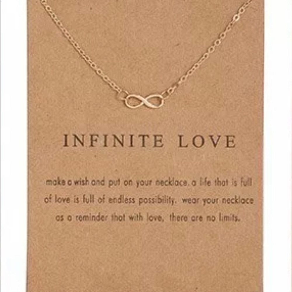 Infinite Love Necklace Gold jewelry Couples Gift
